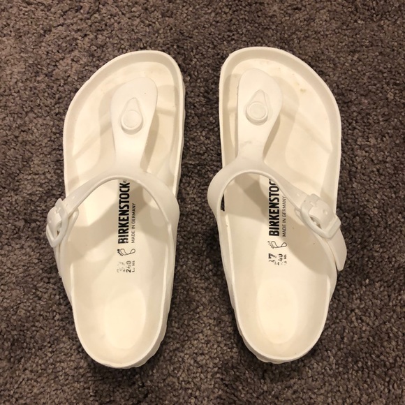 Birkenstock Shoes - White Birkenstock Thing Sandal Size 37